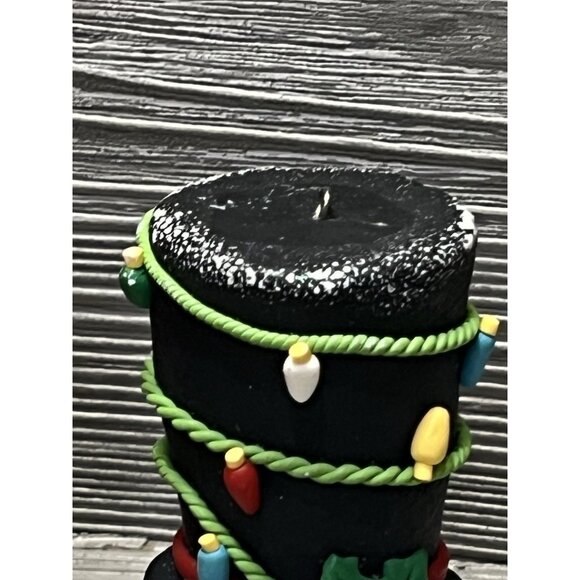 Whimsical Snowman Head Tall Top Hat Clay Christmas Ornaments 3.25” Set Of 2 - Picture 4 of 10